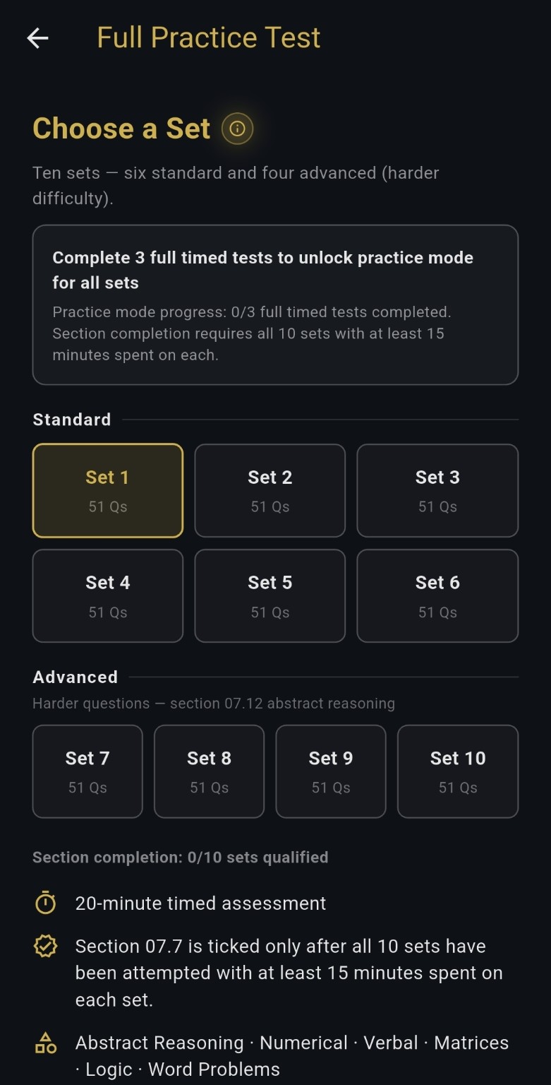 Elite Entry full practice questions